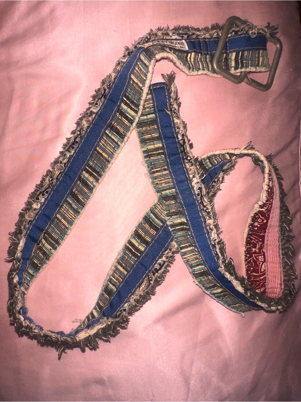 Lucky Brand Retro fabric belt - Picture 4 of 12